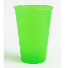 Стакан 375/410мл BUBBLE CUP D-90мм салатовый матовый (25/300)
