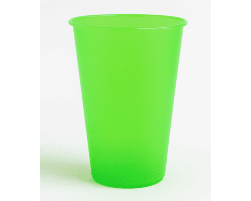 Стакан 375/410мл BUBBLE CUP D-90мм салатовый матовый (25/300)